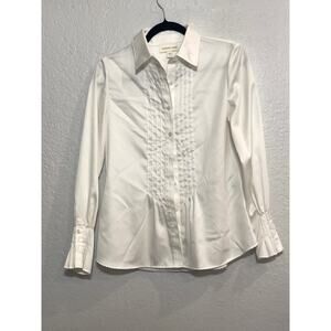 Coldwater Creek  white blouse women size S